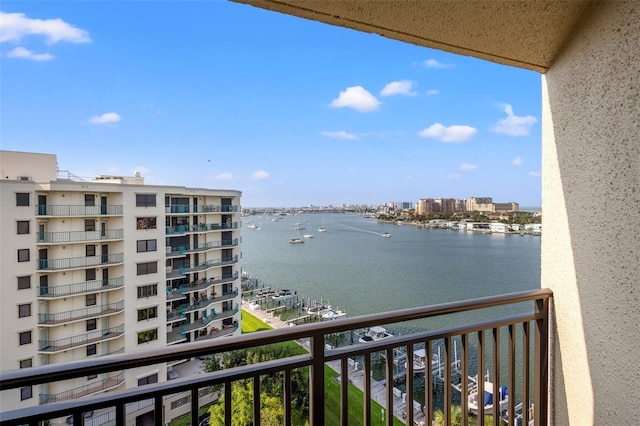 690 Island Way Unit 1003, Clearwater Beach, FL 33767 - balcony featuring a water view
