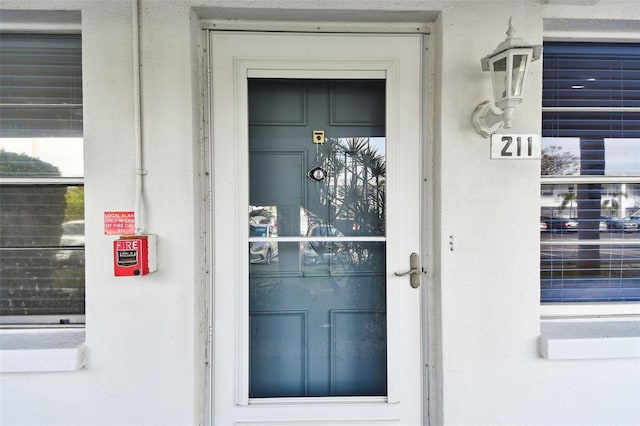 view of property entrance