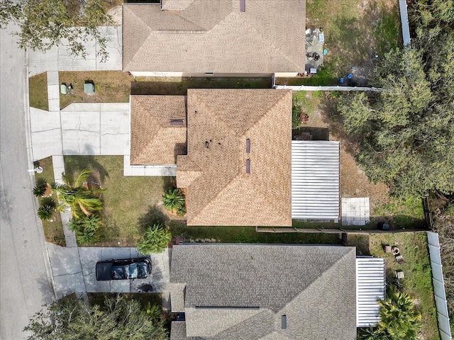 view from above of property