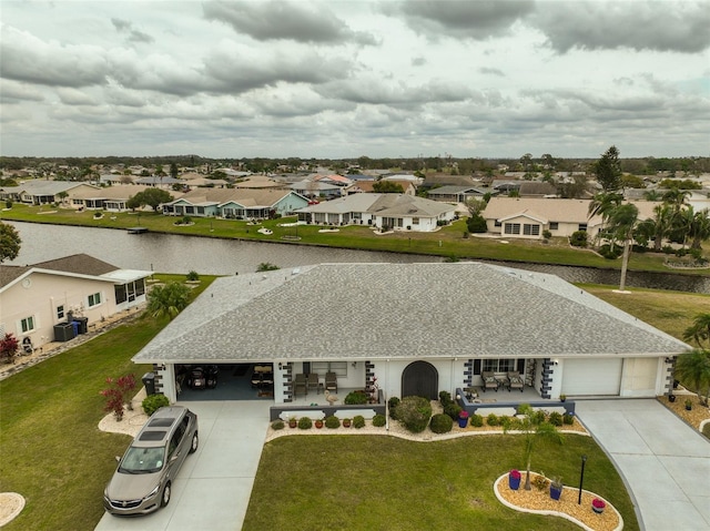 1805 Columbine Pl, Sun City Center, FL 33573 - birds eye view of property featuring a residential view