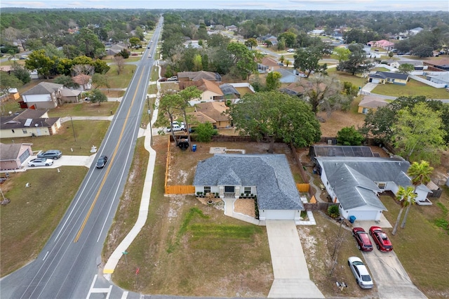 birds eye view of property featuring a residential view