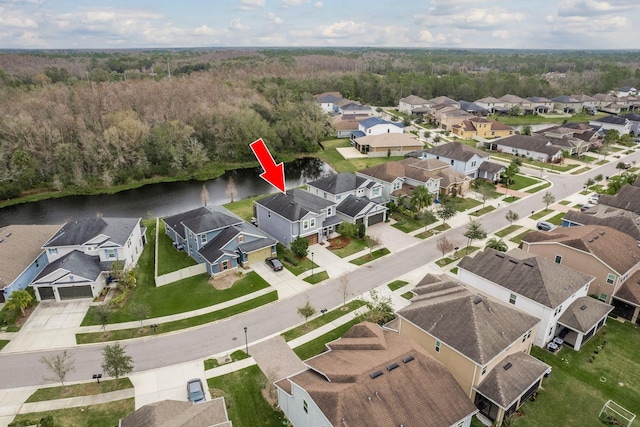 bird's eye view featuring a residential view