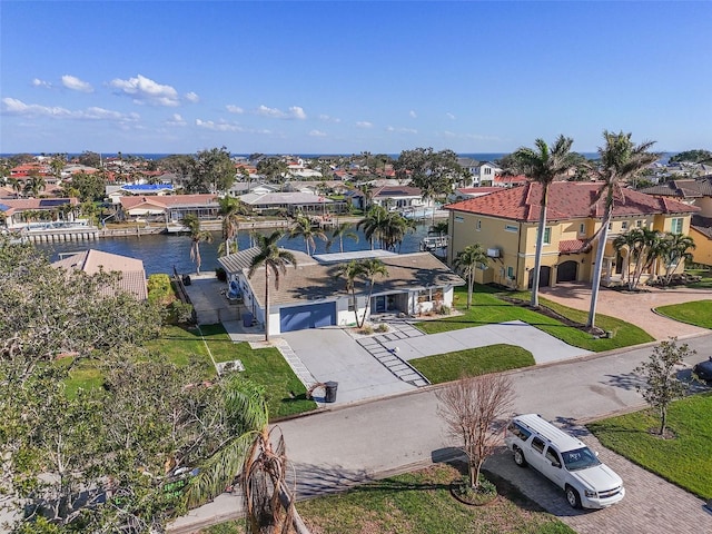 1984 Kansas Ave NE, Saint Petersburg, FL 33703 - aerial view featuring a water view and a residential view