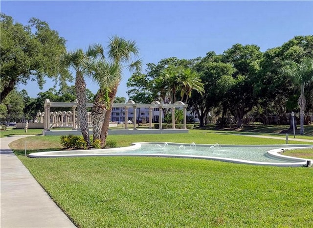surrounding community featuring a yard