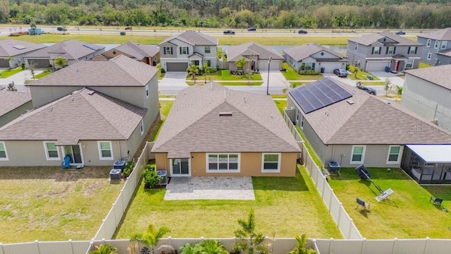 drone / aerial view featuring a residential view