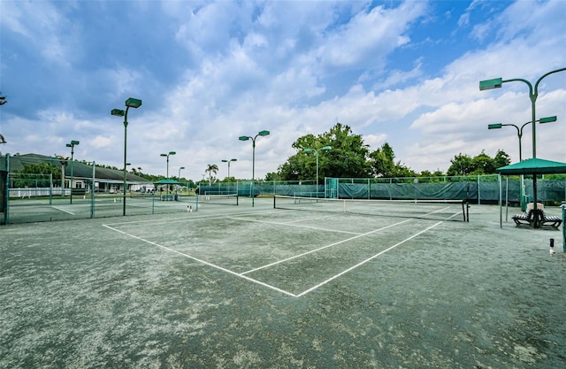 18186 Sandy Pointe Dr, Tampa, FL 33647 - view of sport court with fence