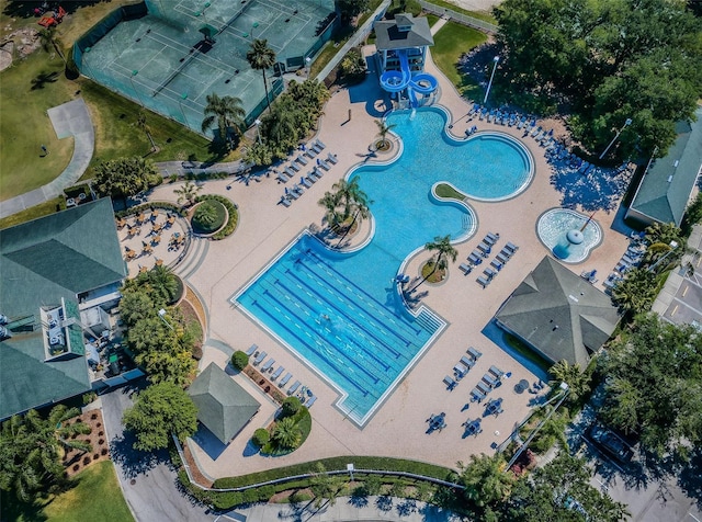 18186 Sandy Pointe Dr, Tampa, FL 33647 - birds eye view of property
