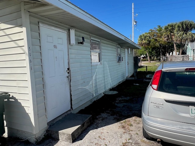 view of side of property