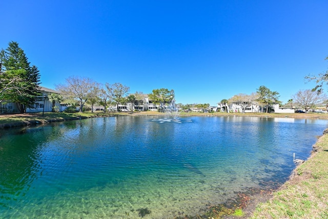 water view featuring a residential view