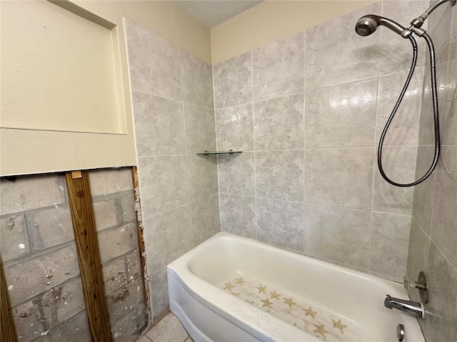 bathroom featuring tub / shower combination