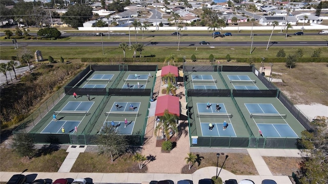 birds eye view of property featuring a residential view