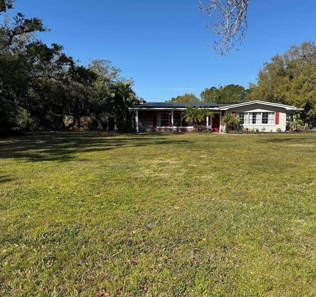 view of yard