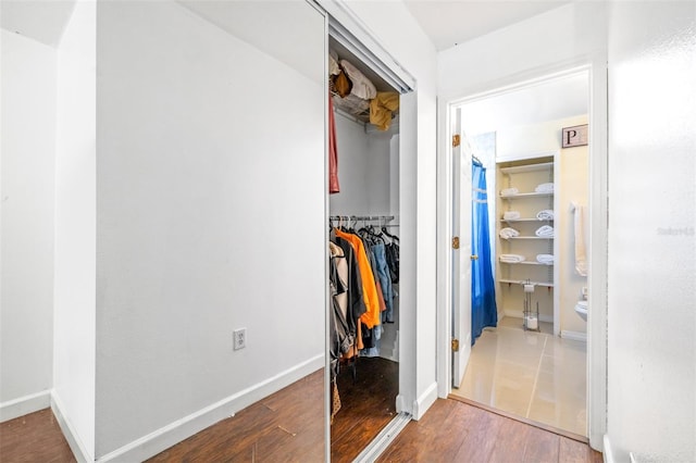 view of closet