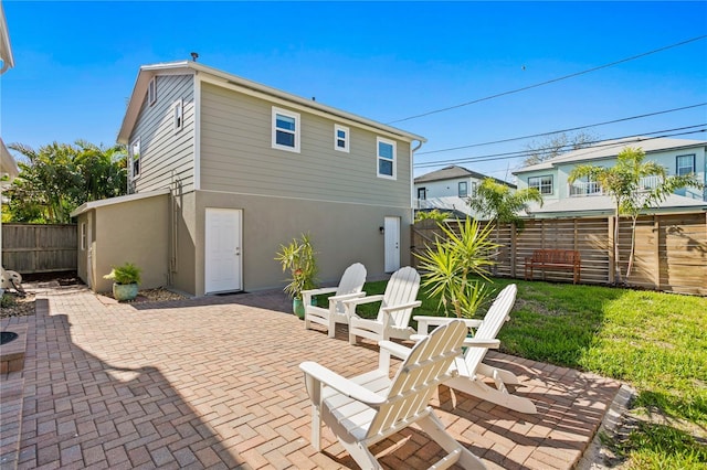 view of patio / terrace with a fenced backyard