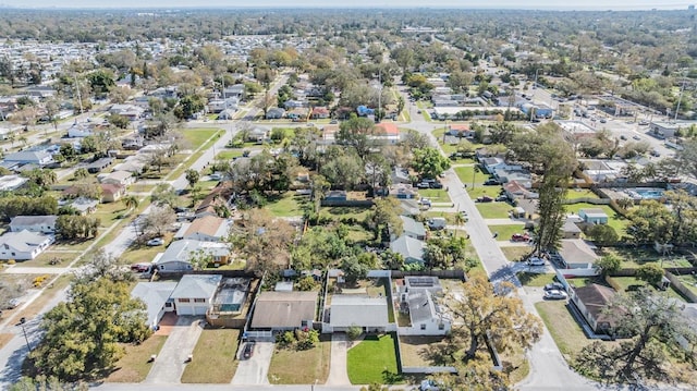 bird's eye view featuring a residential view