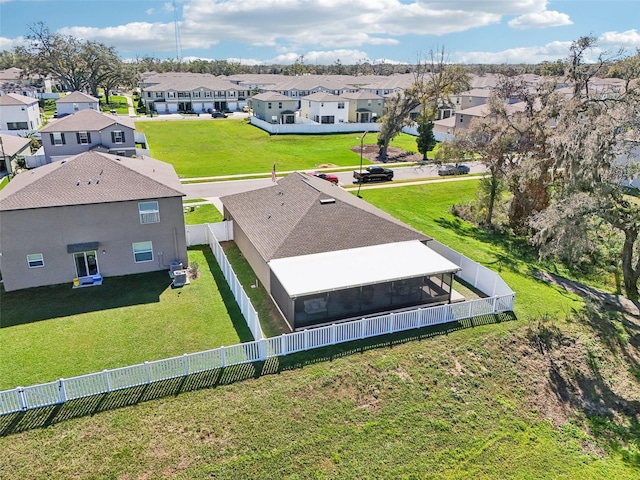 birds eye view of property featuring a residential view