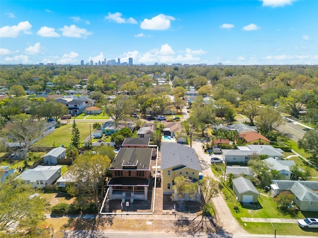 bird's eye view featuring a residential view