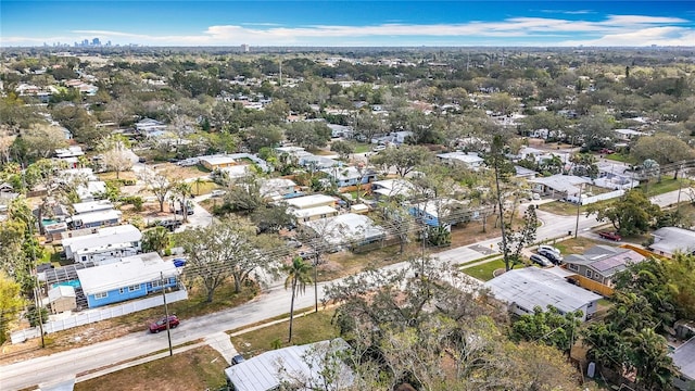 birds eye view of property featuring a residential view