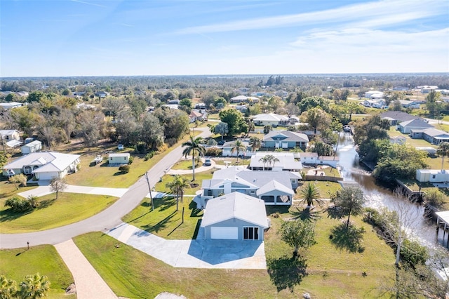 birds eye view of property featuring a residential view