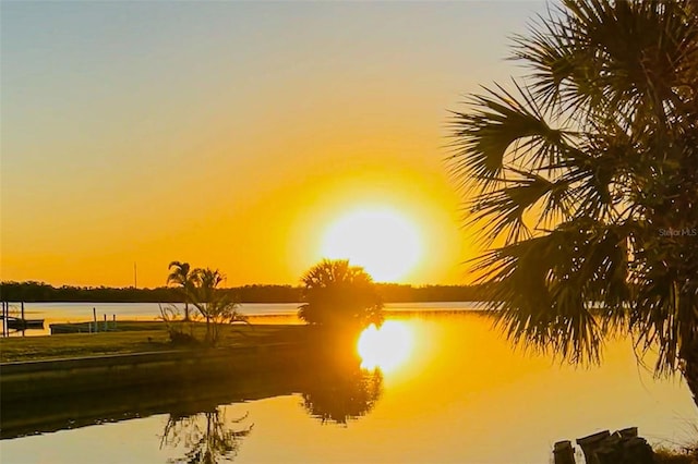 property view of water