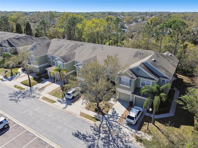 drone / aerial view featuring a residential view