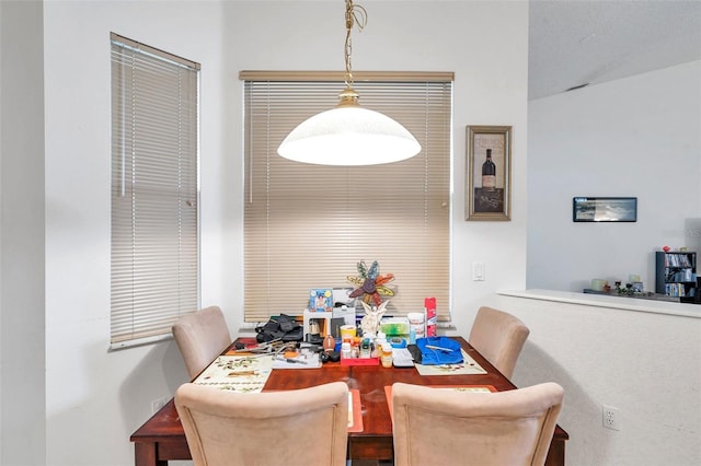 view of dining room