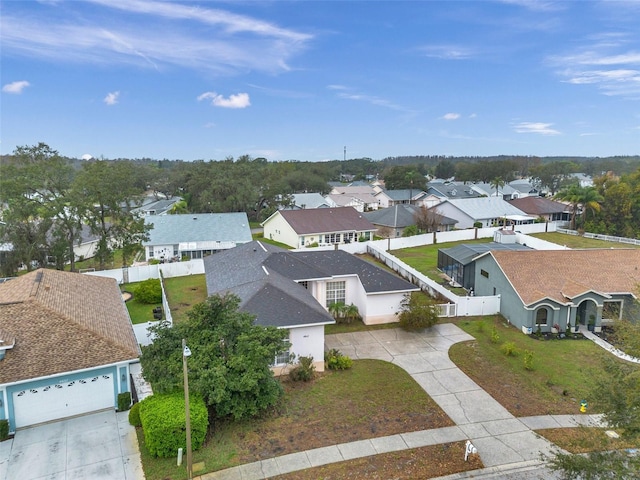 birds eye view of property featuring a residential view