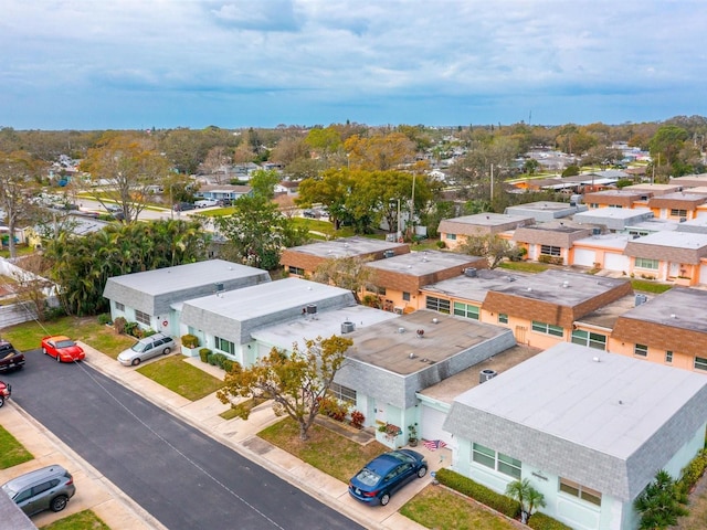 bird's eye view featuring a residential view