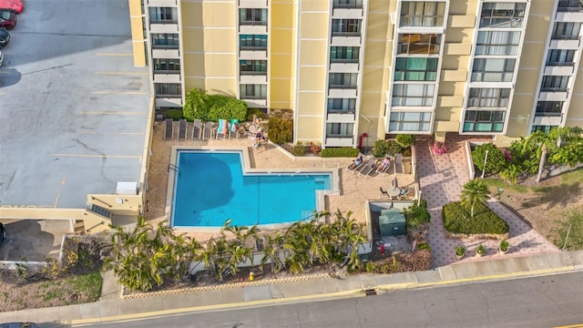 855 Bayway Blvd Unit 105, Clearwater, FL 33767 - community pool with a patio area
