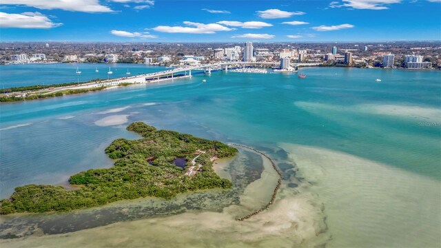 855 Bayway Blvd Unit 105, Clearwater, FL 33767 - view of urban area featuring a large body of water and a notable bridge
