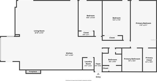 855 Bayway Blvd Unit 105, Clearwater, FL 33767 - property floor plan