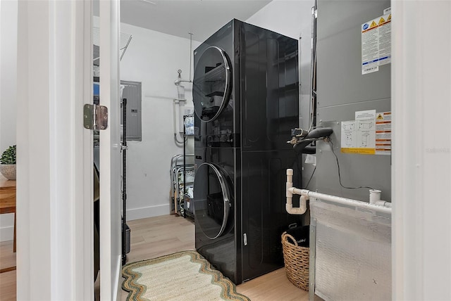 utilities with stacked washer / dryer