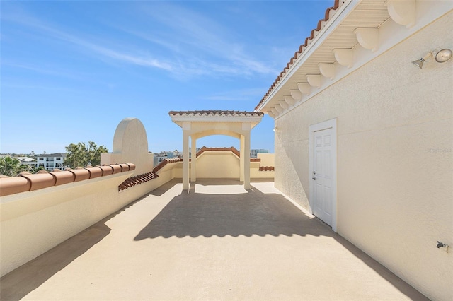 view of patio