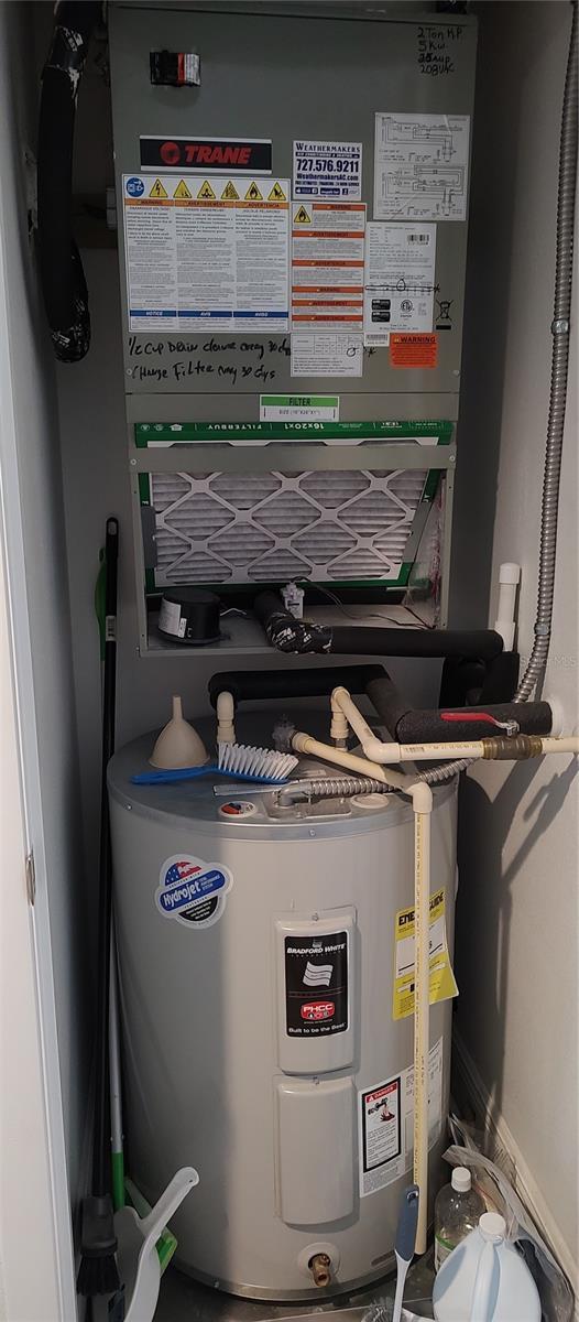 utilities with water heater