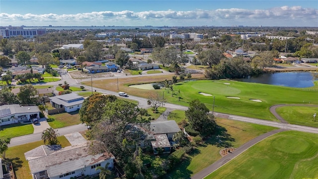 4100 Narvarez Way S, Saint Petersburg, FL 33712 - aerial perspective of suburban area featuring a large body of water and a golf course
