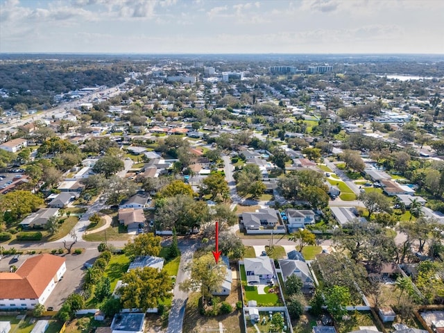 birds eye view of property featuring a residential view