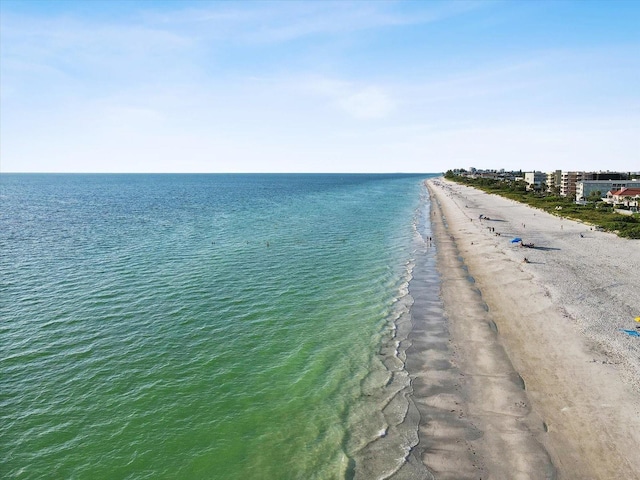 water view featuring a view of the beach