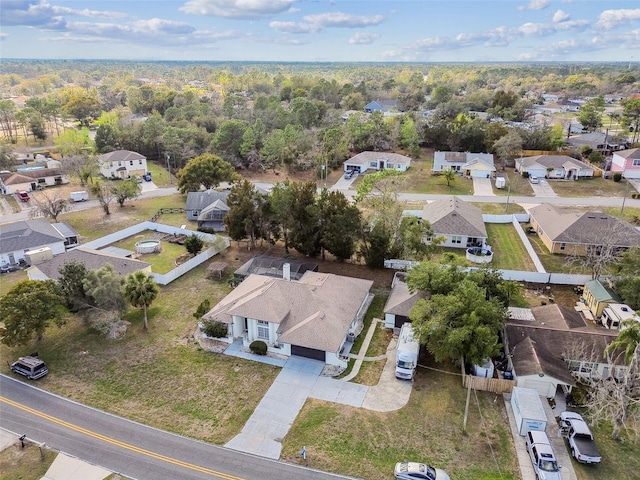 birds eye view of property featuring a residential view