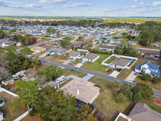 drone / aerial view featuring a residential view