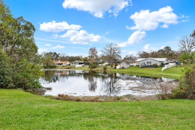 water view featuring a residential view