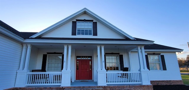 view of front of house featuring a porch