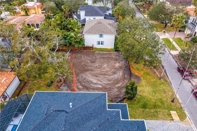 birds eye view of property featuring a residential view