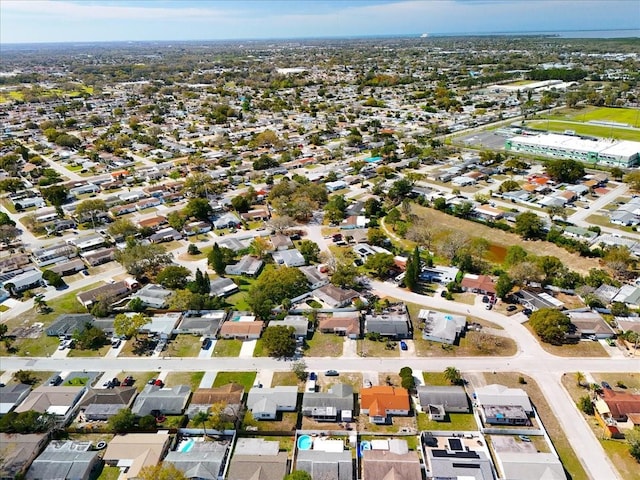 drone / aerial view featuring a residential view