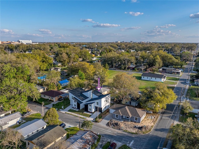 birds eye view of property featuring a residential view