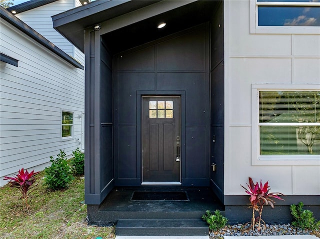 view of entrance to property