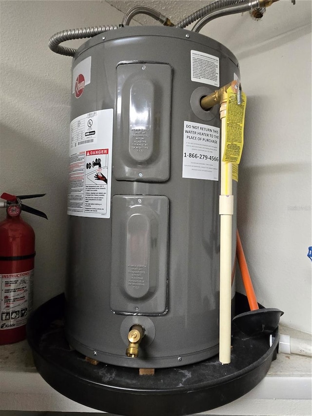 utilities featuring water heater