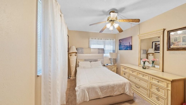 2453 Teri St, Auburndale, FL 33823 - bedroom featuring a ceiling fan and light colored carpet
