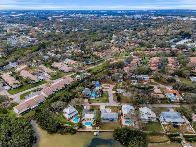 birds eye view of property featuring a residential view