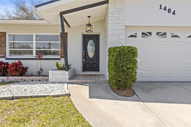 entrance to property with concrete driveway