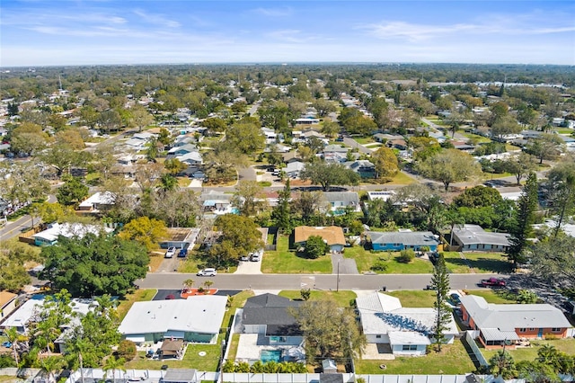 bird's eye view featuring a residential view